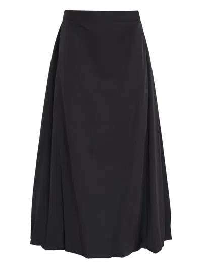 Uma Raquel Davidowicz Balloon Midi Skirt In Black