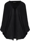 Uma Raquel Davidowicz Balloon-sleeve Cardigan In Black