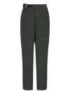 Uma Raquel Davidowicz Belted Trousers In Green