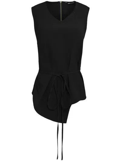 Uma Raquel Davidowicz Calcio Asymmetric Top In Black