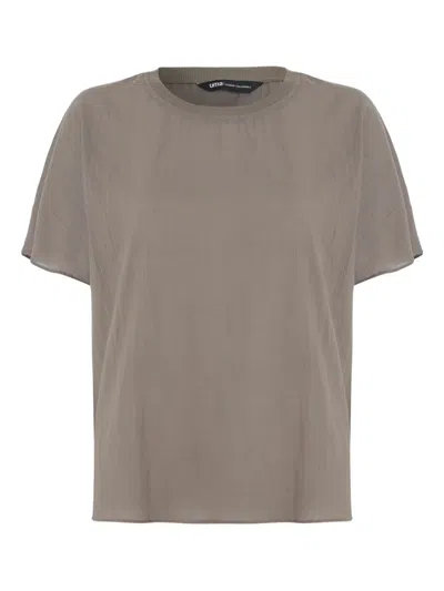 Uma Raquel Davidowicz Cotton T-shirt In Neutral