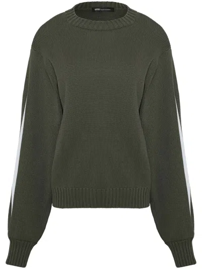 Uma Raquel Davidowicz Crew-neck Knit Jumper In Green