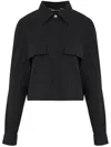 Uma Raquel Davidowicz Cropped Shirt In Black