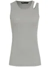 UMA RAQUEL DAVIDOWICZ CUT-OUT COTTON TANK TOP