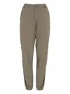Uma Raquel Davidowicz Detergente Drawstring-cuffed Trousers In Brown