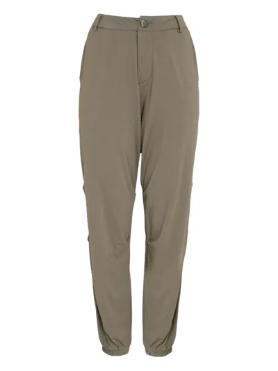 Uma Raquel Davidowicz Detergente Drawstring-cuffed Trousers In Brown