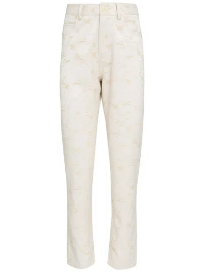 Uma Raquel Davidowicz Distressed-effect Jeans In White