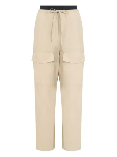 Uma Raquel Davidowicz Drawstring Cargo-pocket Track Pants In Neutral