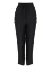 Uma Raquel Davidowicz Drawstring Drop-crotch Trousers In Black