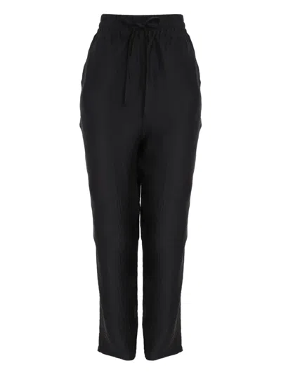 Uma Raquel Davidowicz Drawstring Drop-crotch Trousers In Black