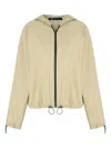 Uma Raquel Davidowicz Drawstring Hooded Jacket In Neutral