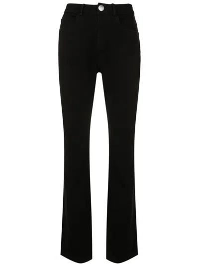Uma Raquel Davidowicz Flared-cut Leg Trousers In Black