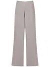 Uma Raquel Davidowicz Flared Straight-leg Trousers In Grey