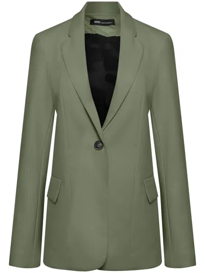 Uma Raquel Davidowicz Glicerol Single-breasted Blazer In Green