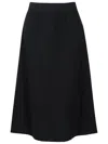 Uma Raquel Davidowicz High-waisted A-line Skirt In Black
