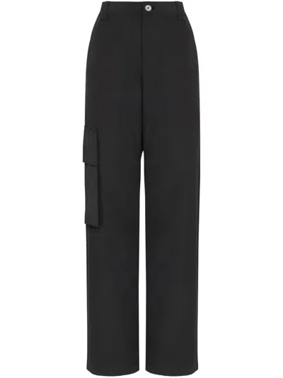 Uma Raquel Davidowicz High-waisted Cargo Pants In ブラック