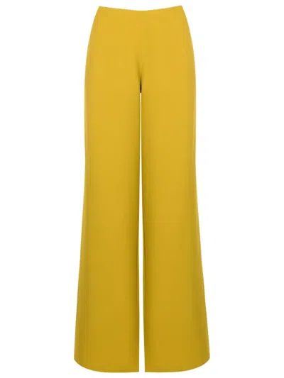 Uma Raquel Davidowicz High-waisted Flared Trousers In Yellow