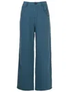 Uma Raquel Davidowicz High-waisted Wide-leg Trousers In Blue