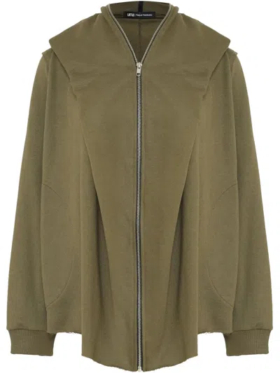 Uma Raquel Davidowicz Hoodie-style Sports Jacket In Green
