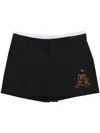 Uma Raquel Davidowicz Illustration-style Print Shorts In Black