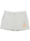 Uma Raquel Davidowicz Illustration-style Print Shorts In Grey