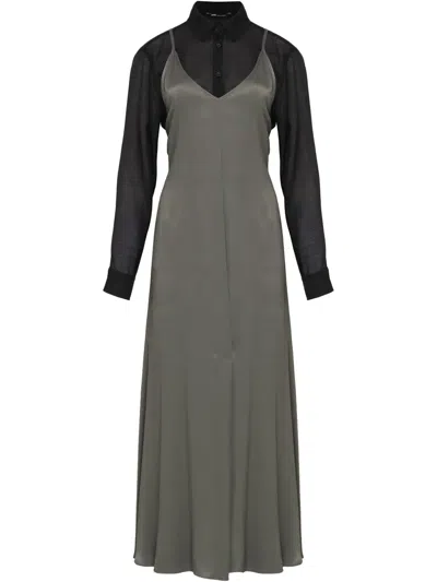 Uma Raquel Davidowicz Layered-design Midi Dress