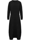 Uma Raquel Davidowicz Metadona Drawstring Maxi Dress In Black