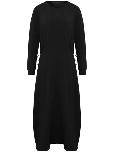 Uma Raquel Davidowicz Metadona Drawstring Maxi Dress In Black