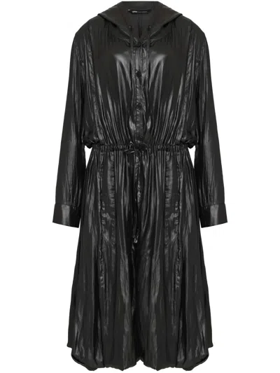 Uma Raquel Davidowicz Parka Dress In Schwarz