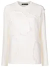 Uma Raquel Davidowicz Patch-detail Knitted Jumper In White