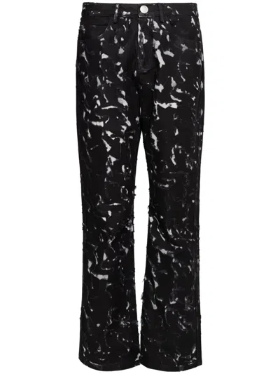 Uma Raquel Davidowicz Pergaminho Straight-leg Linen Trousers In Black