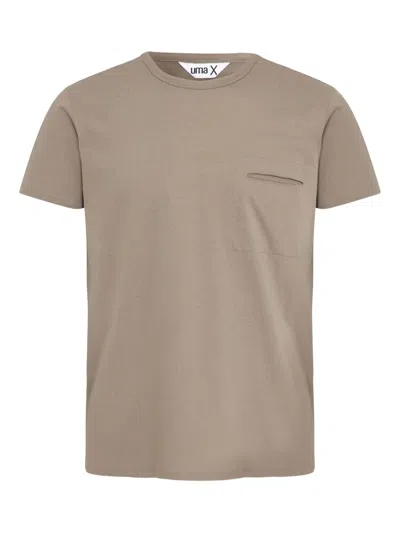 Uma Raquel Davidowicz Pocket Cotton T-shirt In Gray