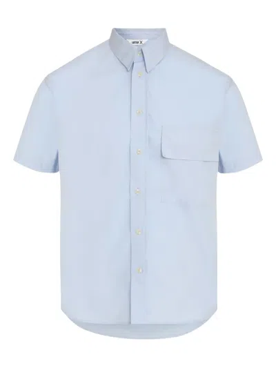 Uma Raquel Davidowicz Pocket Short-sleeve Shirt In Blue