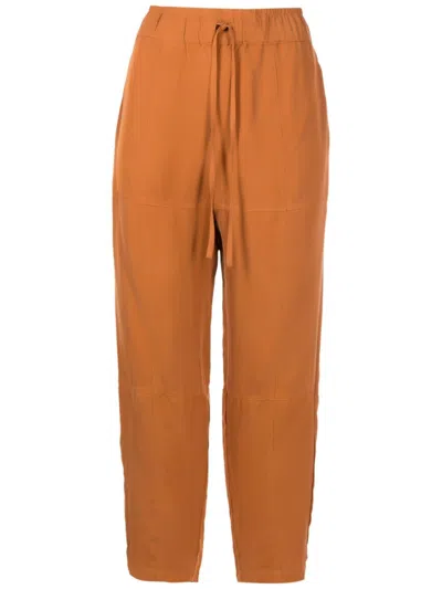 Uma Raquel Davidowicz Pote Drawstring-waistband Detail Trousers In Brown