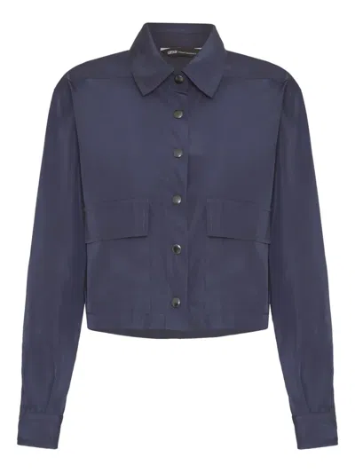 Uma Raquel Davidowicz Ralador Pocket-detail Shirt Jacket In Blue