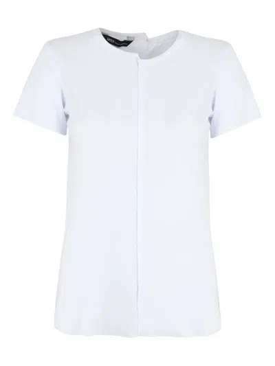 Uma Raquel Davidowicz Ribbed Crew-neck T-shirt In White