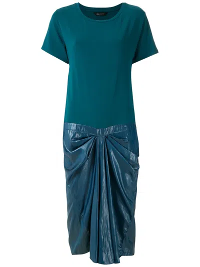 Uma Raquel Davidowicz Gerafftes 'rose' Kleid In Blau