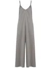Uma Raquel Davidowicz Satin Jumpsuit In Grey
