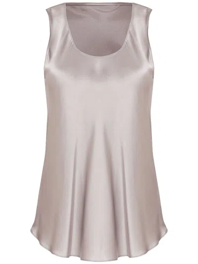 Uma Raquel Davidowicz Satin Tank Top In Grey