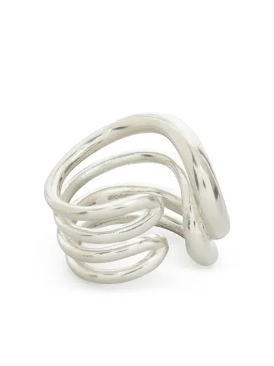 Uma Raquel Davidowicz Sculpted Ring In シルバートーン