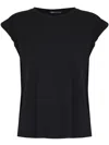 Uma Raquel Davidowicz Short Sleeve Top In Black