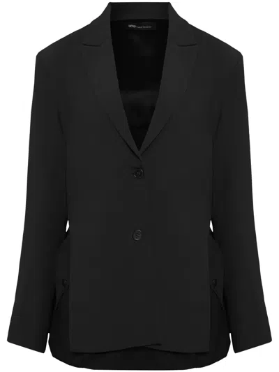 Uma Raquel Davidowicz Single-breasted Blazer In Black