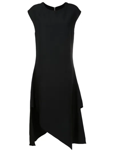 Uma Raquel Davidowicz Sleeveless Asymmetric Midi Dress In Black