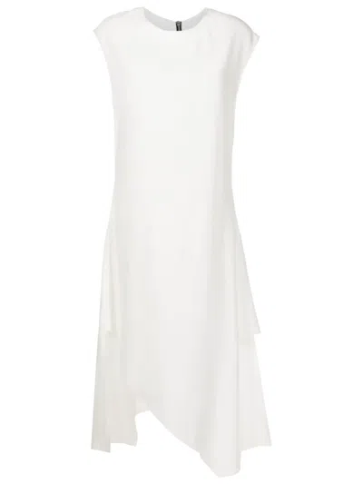 Uma Raquel Davidowicz Sleeveless Asymmetric Midi Dress In White