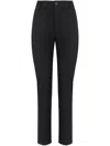 Uma Raquel Davidowicz Schmale Cropped-hose In Schwarz