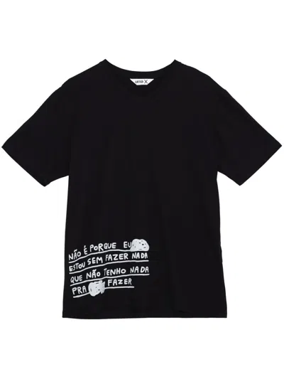Uma Raquel Davidowicz Slogan-print T-shirt In Black