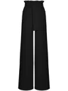 Uma Raquel Davidowicz Spirulina Wide-leg Trousers In Black