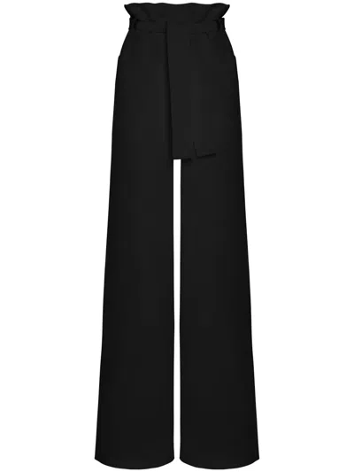 Uma Raquel Davidowicz Spirulina Wide-leg Trousers In Black