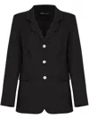 Uma Raquel Davidowicz Split-sleeve Single-breasted Blazer