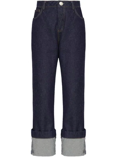 Uma Raquel Davidowicz Straight-leg Jeans In Blue